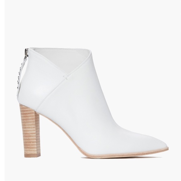 Paige White Kenna Bootie - Panna Leather size 10 - Picture 3 of 6